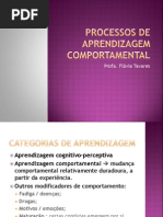 Processos de Aprendizagem Comportamental