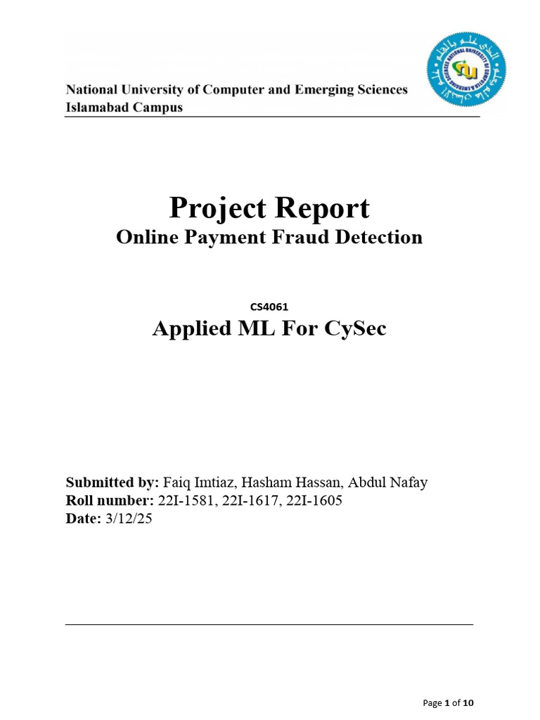 Project Report ML | PDF | Machine Learning | Deep Learning