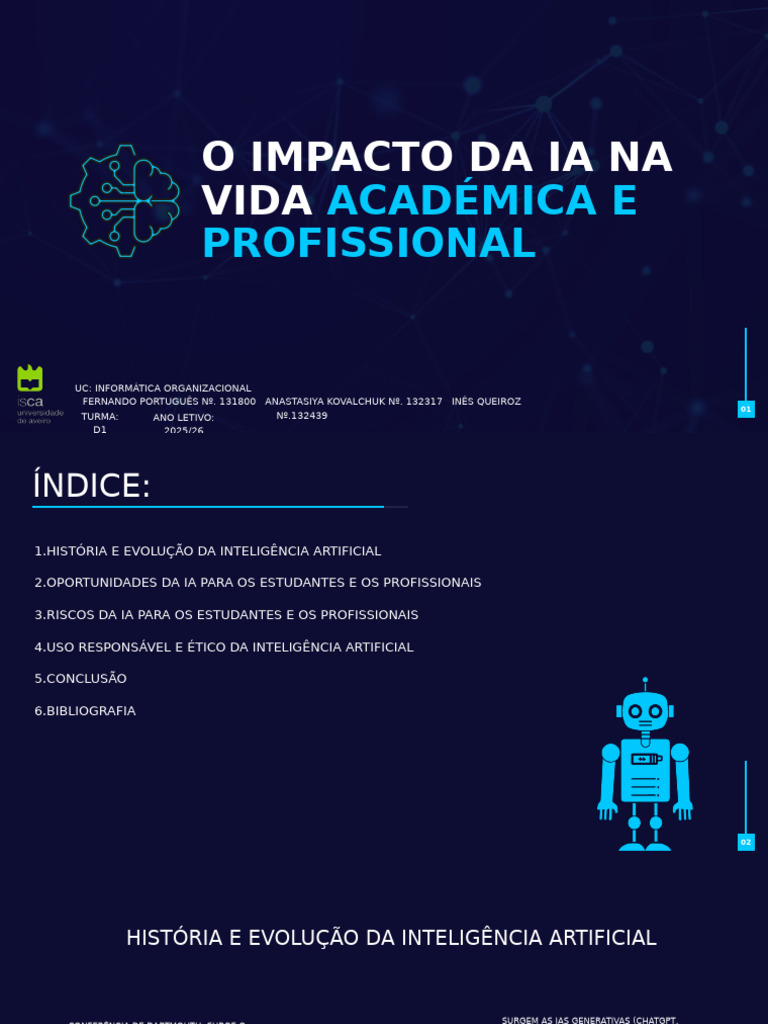 O Impacto Da IA Na Vida Académica e Profissional | PDF | Inteligência ...