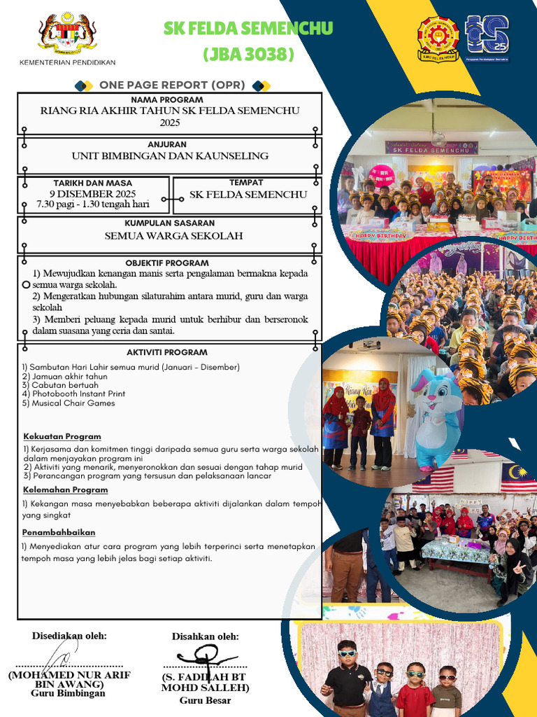 Riang Ria Akhir Tahun Skfs | PDF