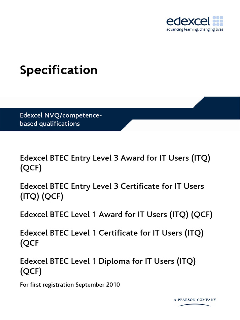 Unit Specs l3 Ac l1 Acd in It Users Itq Qcf 150611 | PDF | Vocational ...