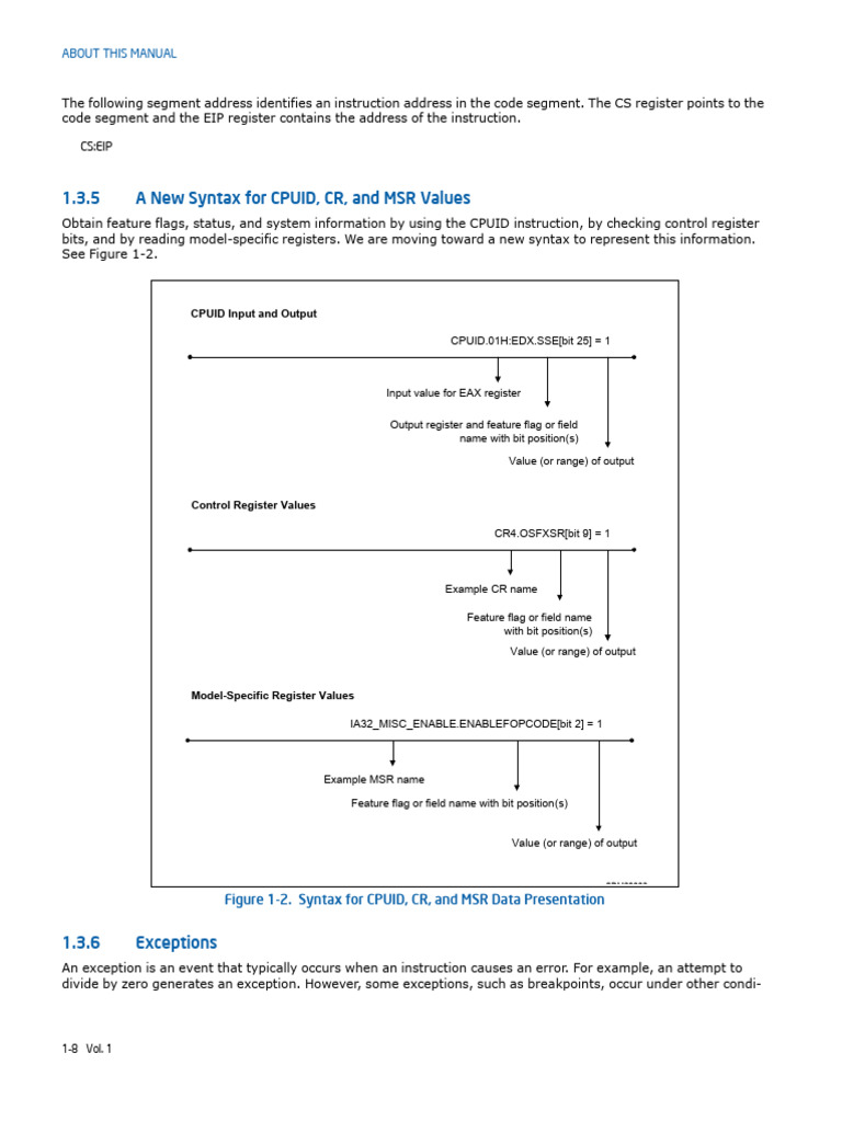 Intel 64 and IA-32 Architecture Manual | PDF | Central Processing Unit ...
