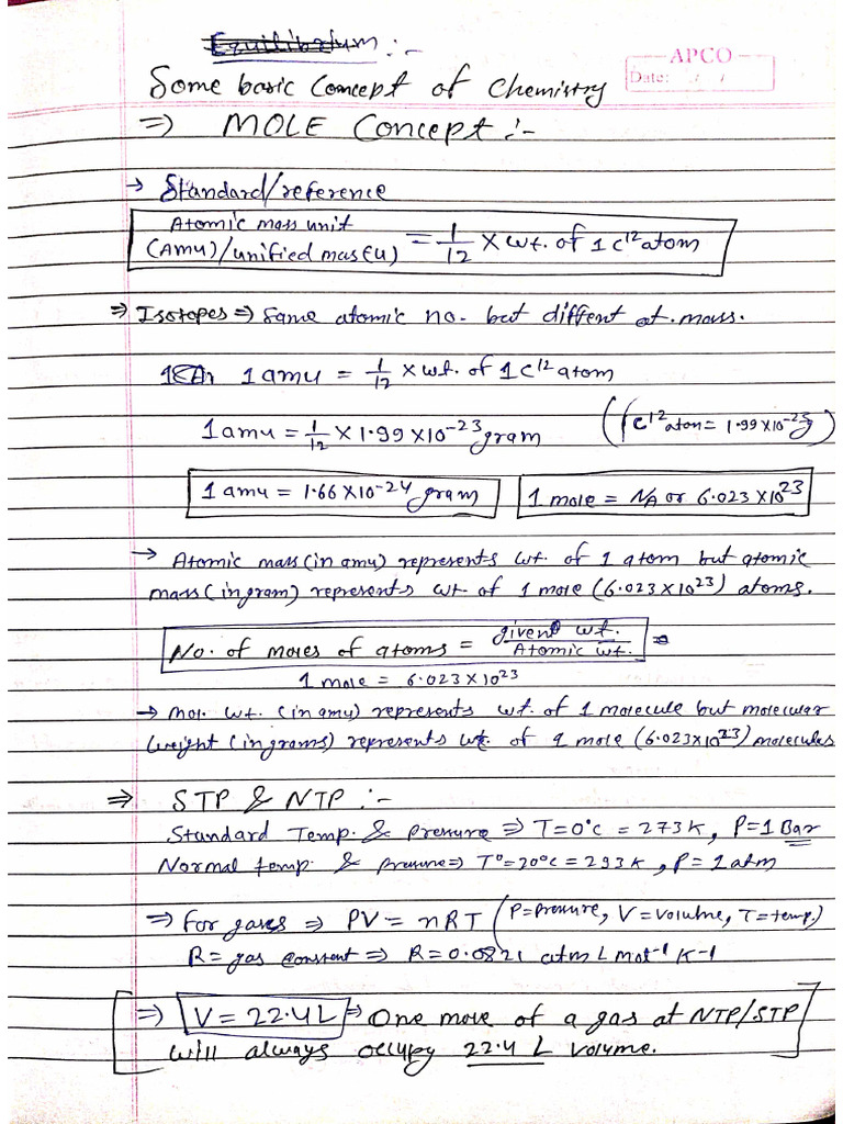 Short Note For Lab Assistant Chemistry | PDF