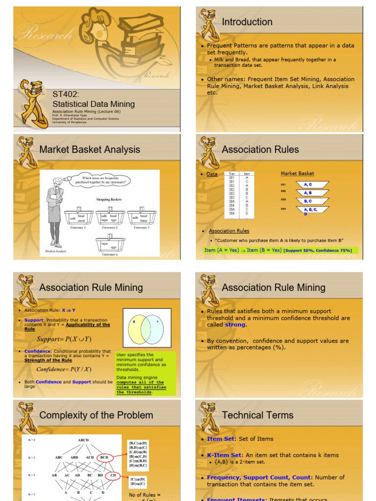 4_Lecture06-Association Rule Mining | PDF | Algorithms And Data ...