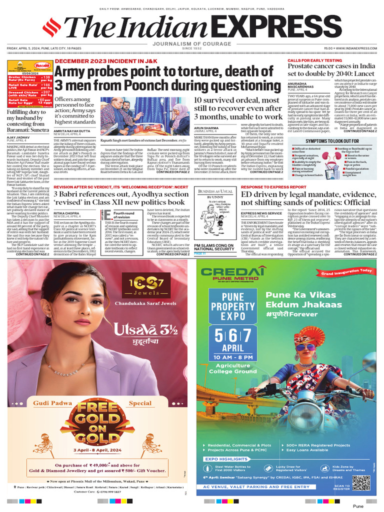 Indian Express 3 | PDF | Politics Of India