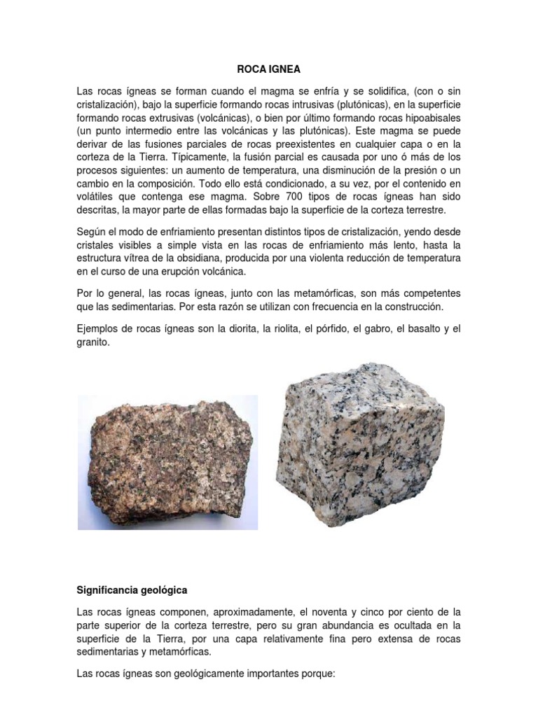 Roca Ignea | Roca ígnea | Roca (geología)