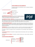 Estructura Externa Genero Narrativo 2012 Tamaño Carta