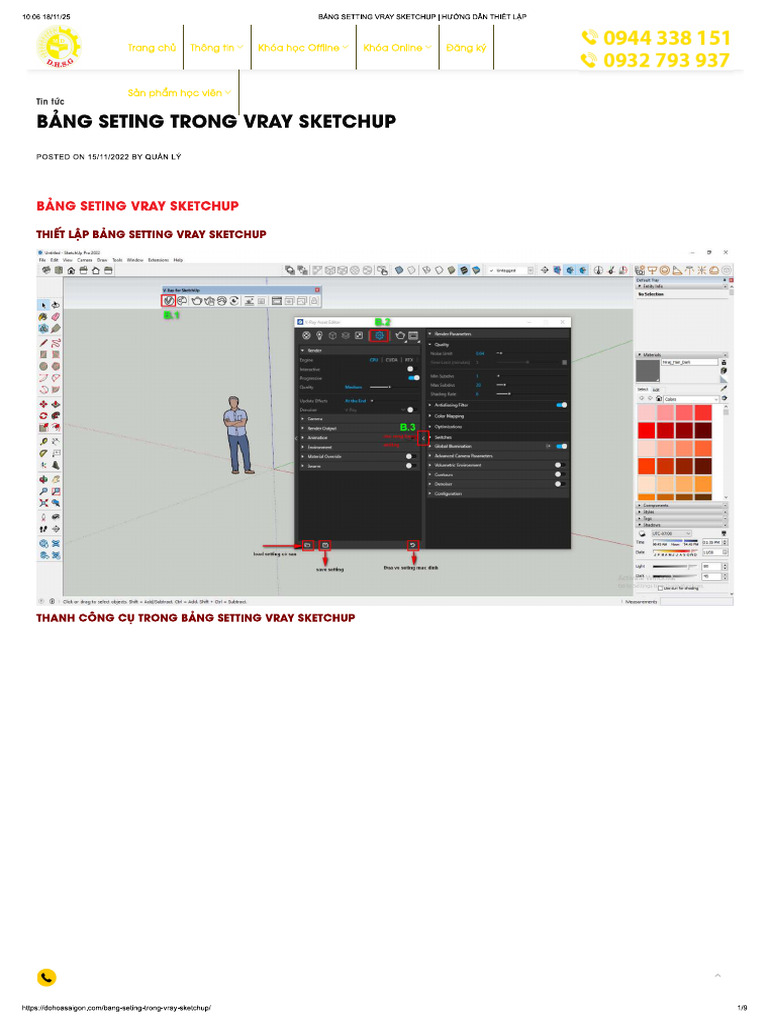 Setting Vray | PDF