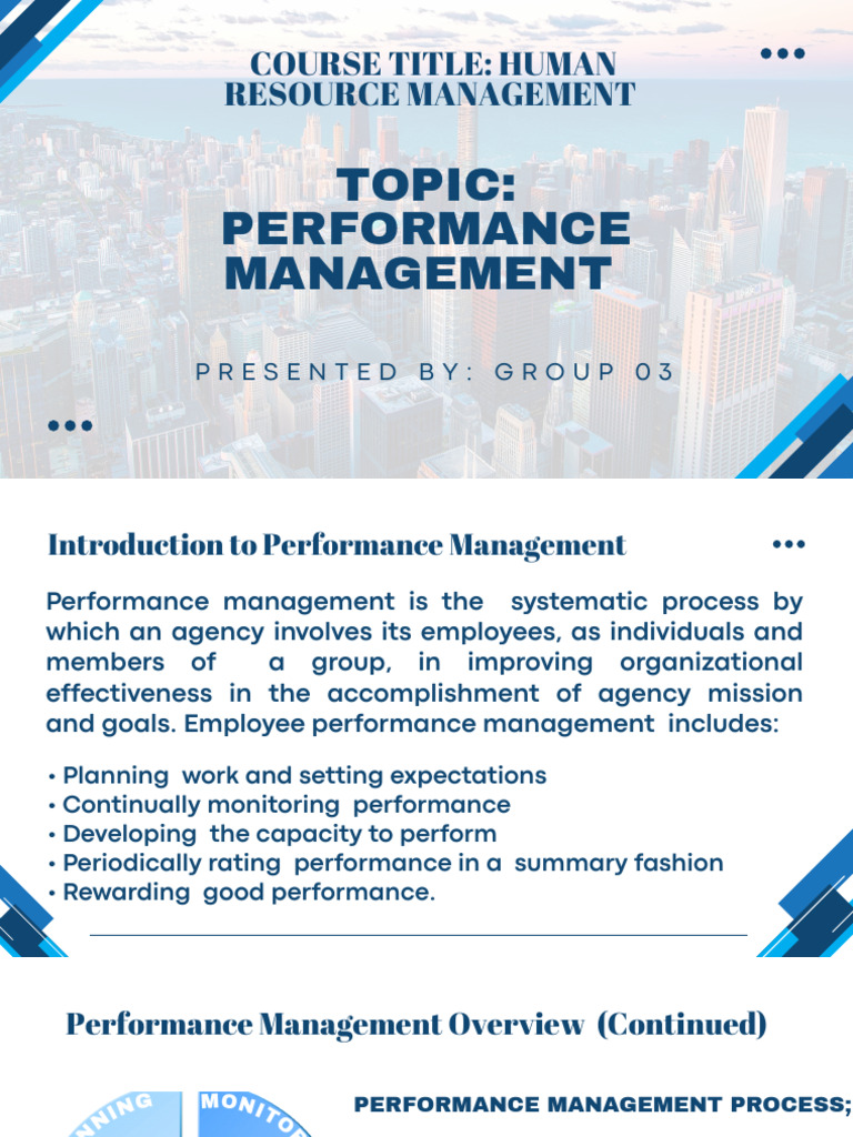 Copy of Performance Management (Group 03) | PDF | Performance Appraisal ...