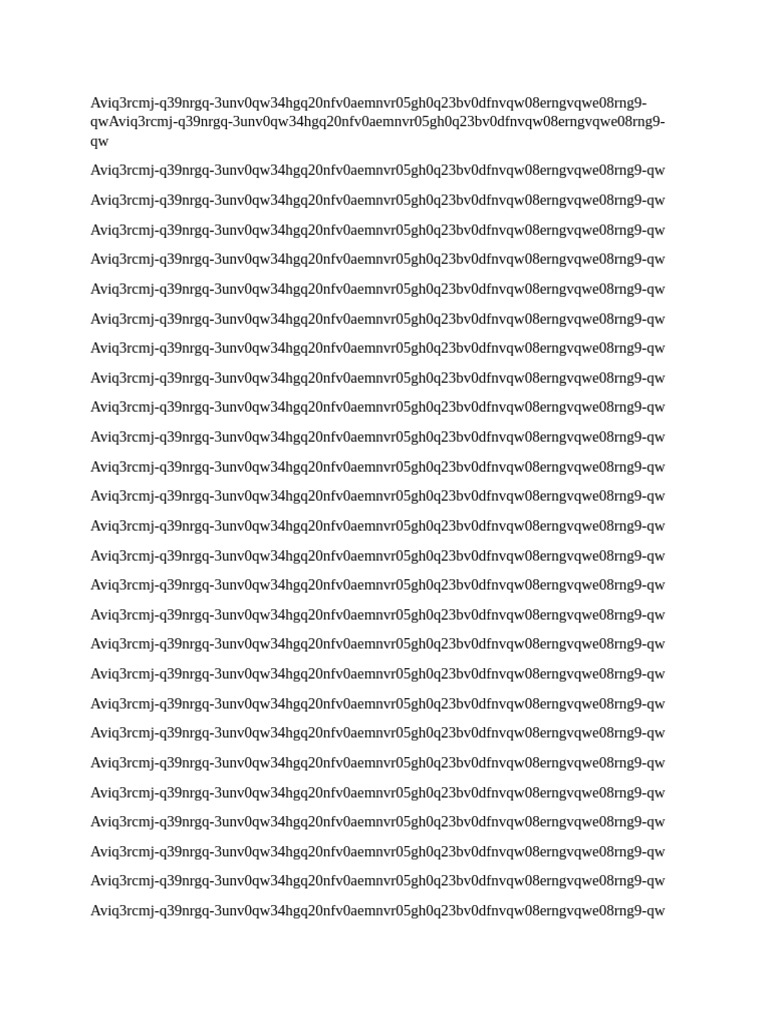 Unique Identifier String Analysis | PDF