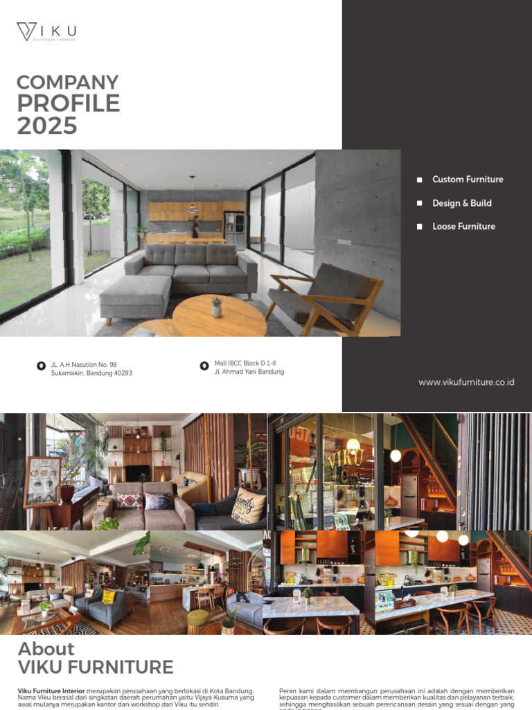 Viku Furniture: Desain Interior Kustom Bandung | PDF