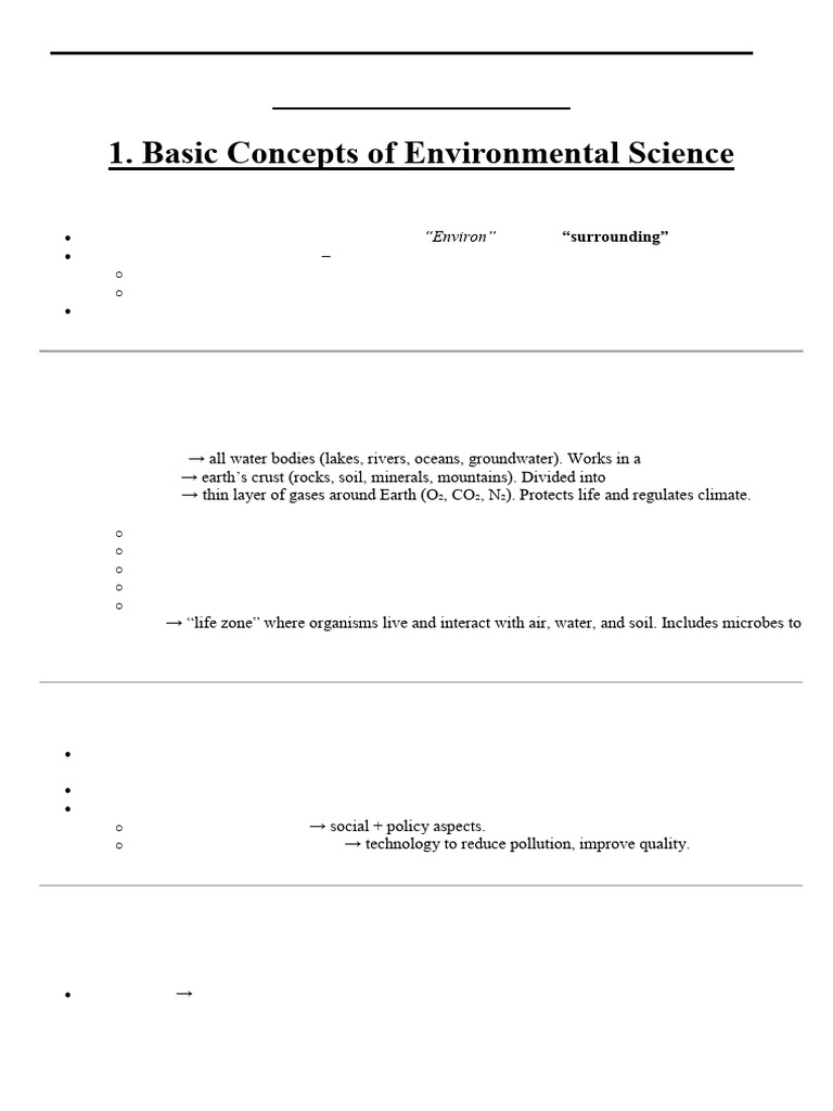 Environmental Science Basics and Issues | PDF | Ecosystem | Natural ...