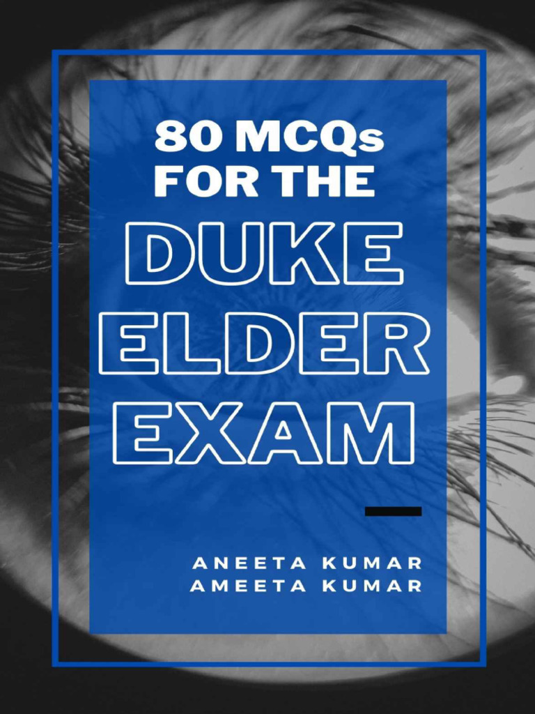 80 MCQs For The Duke Elder Exam - Aneeta Kumar, Ameeta Kumar - 2022 ...