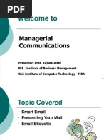 Managerial Communication Session 28 - Email Writing