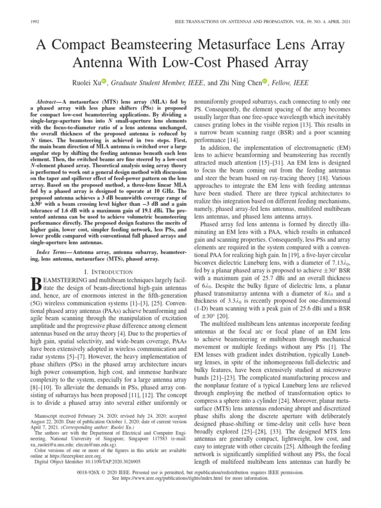 A_Compact_Beamsteering_Metasurface_Lens_Array_Antenna_With_Low-Cost ...