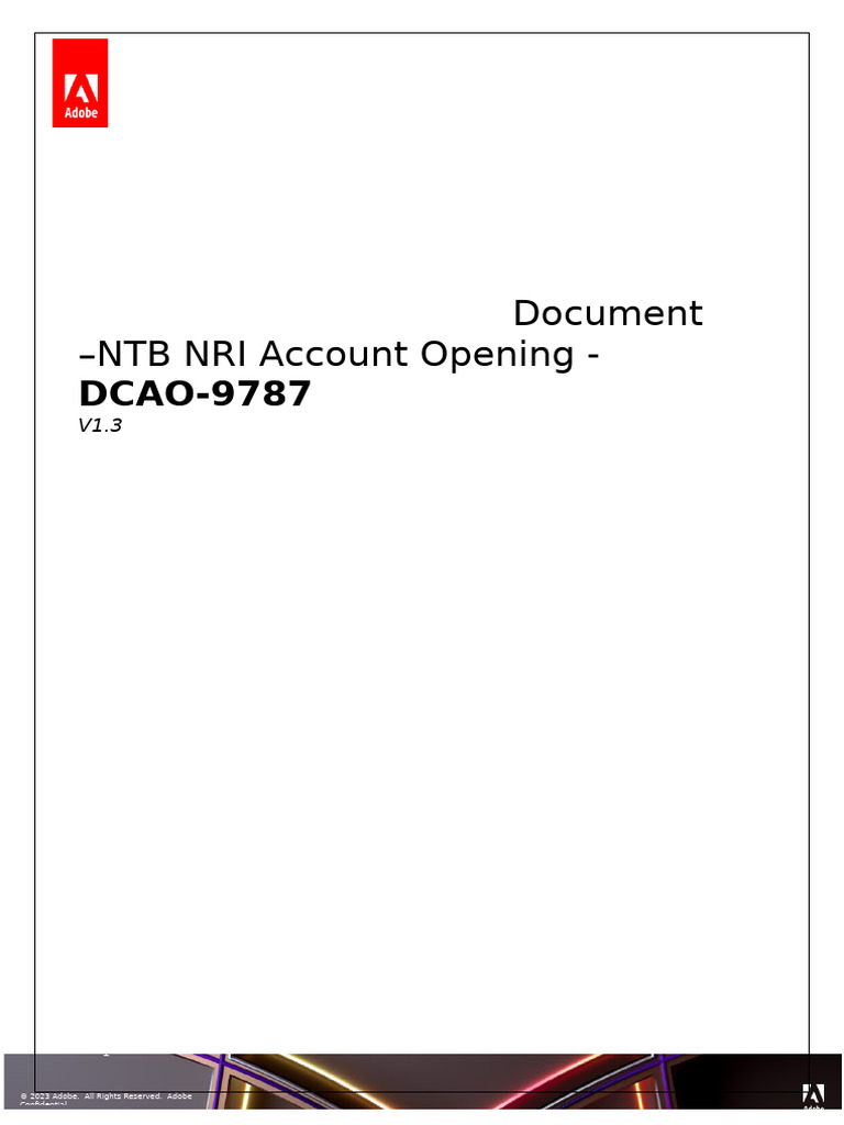 NTB NRI Account Opening Journey Guide | PDF | Computing