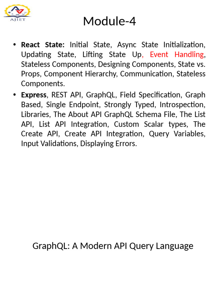 GraphQL API Fundamentals and Integration | PDF | Computer Programming ...