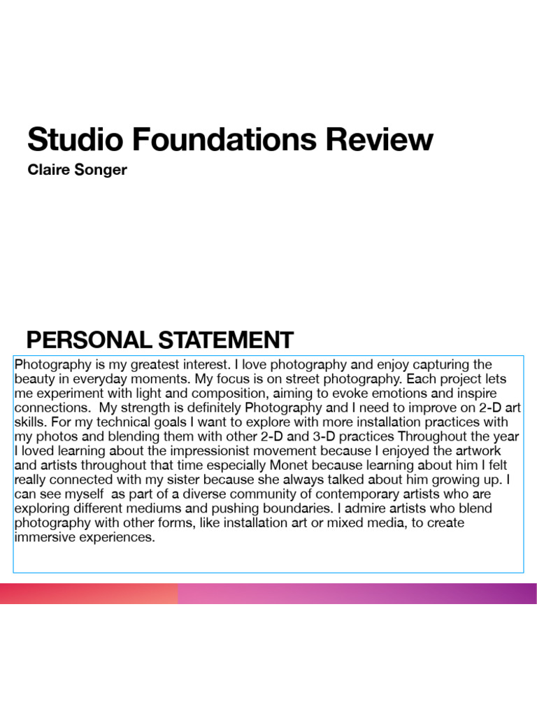 Studio Foundations Review | PDF | Drawing