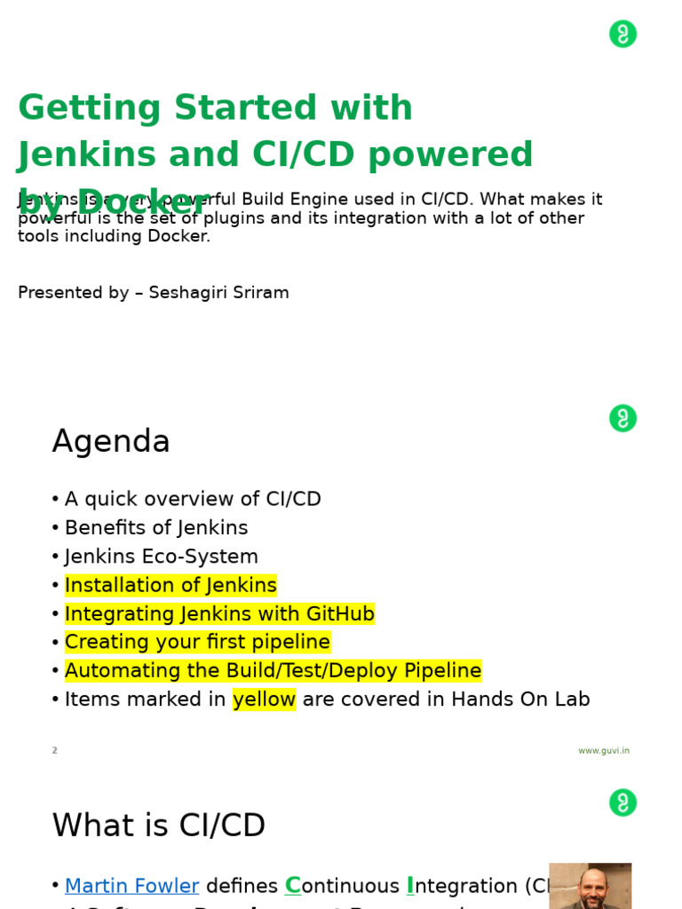 Getting Started with Jenkins CI/CD | PDF | Computer Science | Computing