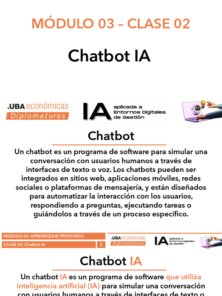Clase 10 - Chatbot | PDF