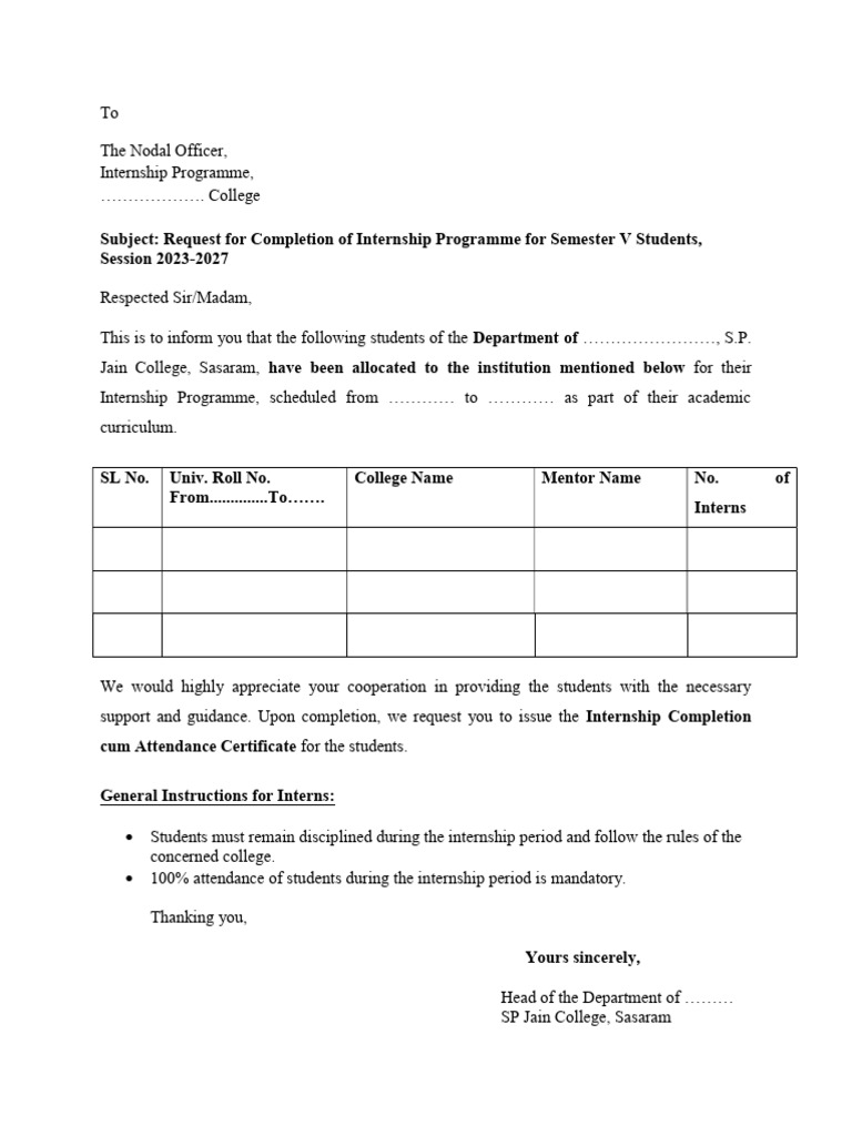 Internship Letter 251220 075158 | PDF