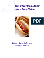 How To Start A Hot Dog Stand - Free Guide