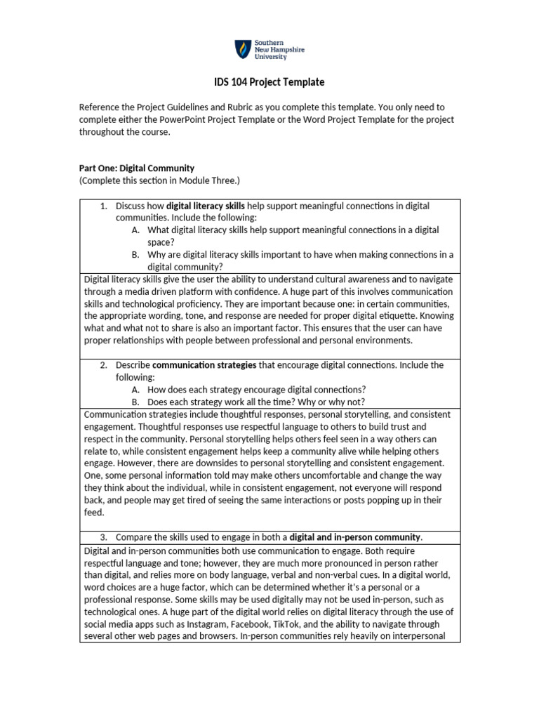Digital Literacy and Community Engagement Guide | PDF | Communication ...