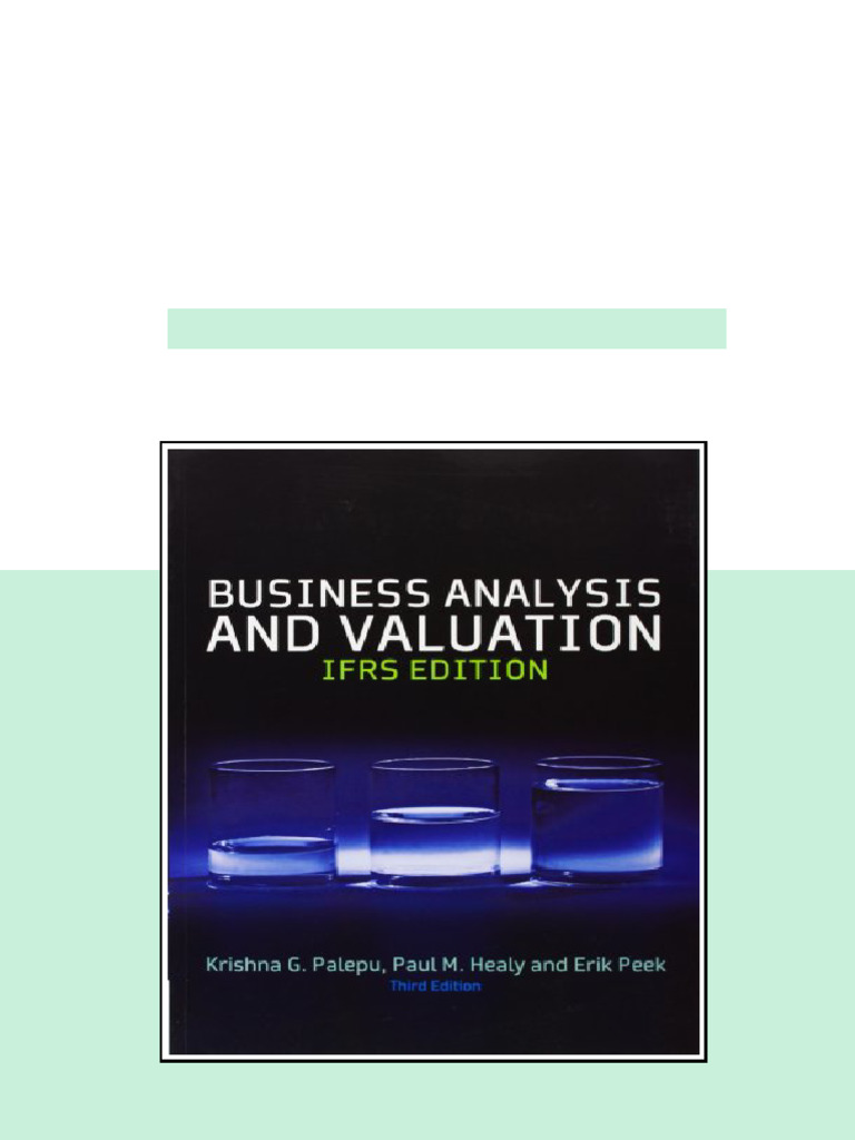 Business Analysis and Valuation IFRS Edition Krishna G. Palepu - ebook ...