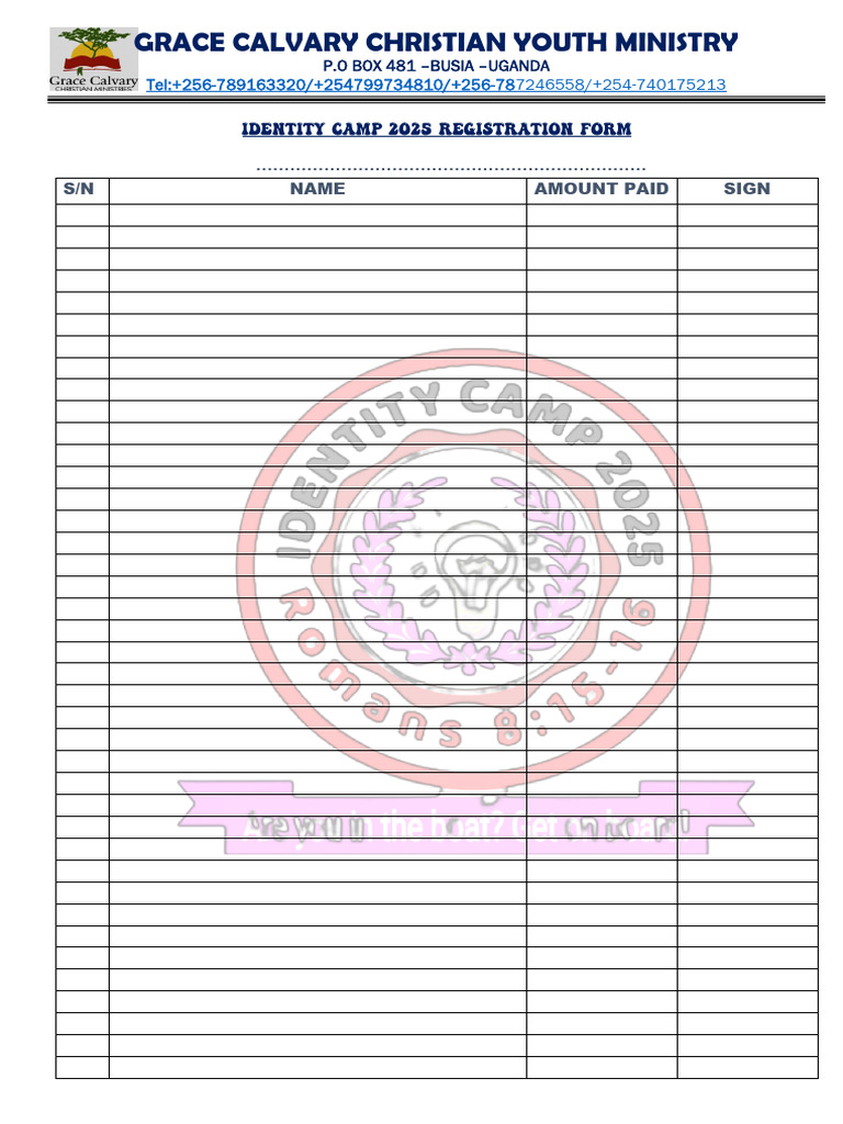 Contribution Form | PDF