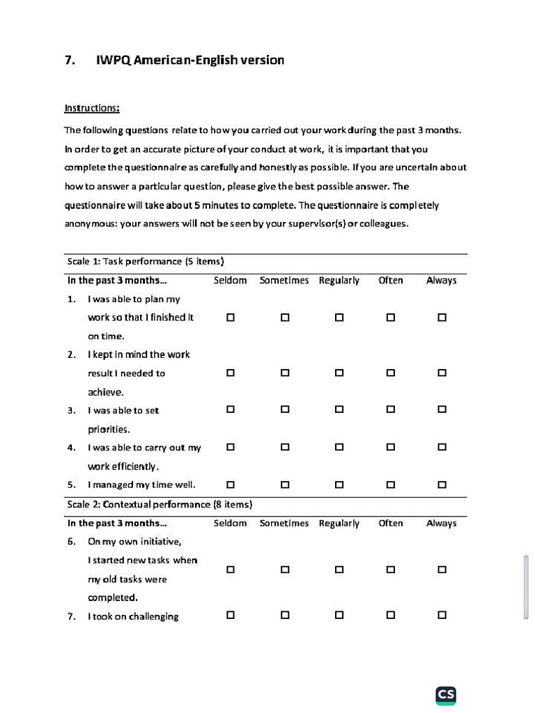 IWPQ | PDF