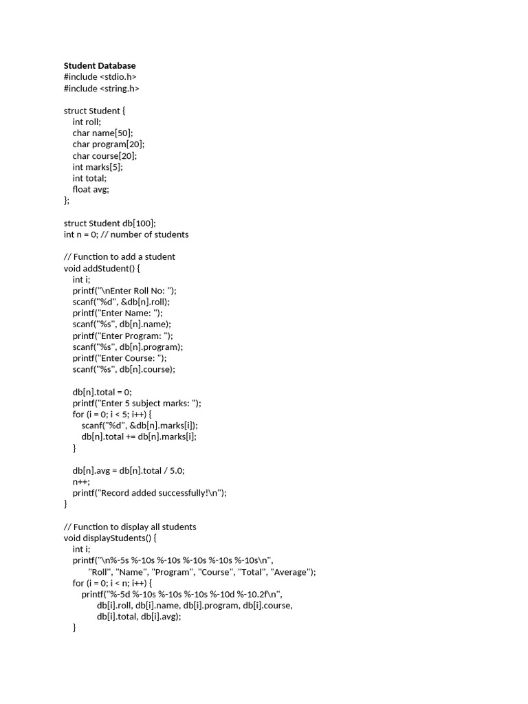 Programs as Per List | PDF | Algorithms And Data Structures | Computer ...