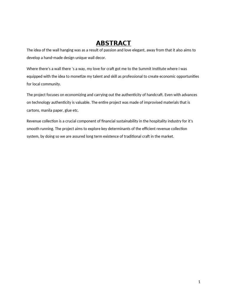 Absract Intro[2] | PDF