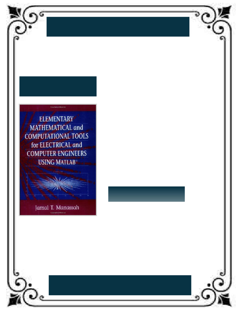 Elem Math and Comp Tools for Engineers using MATLAB 1st Edition Jamal T ...