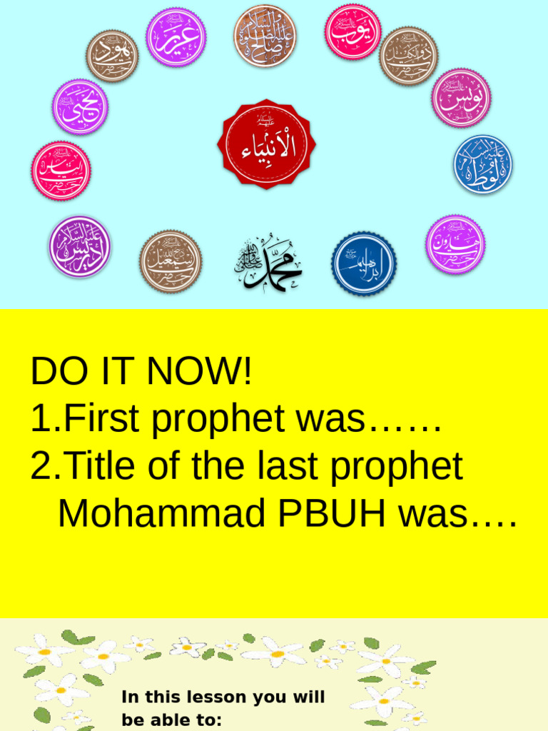 Understanding Prophets in Islam | PDF | Prophets And Messengers In ...