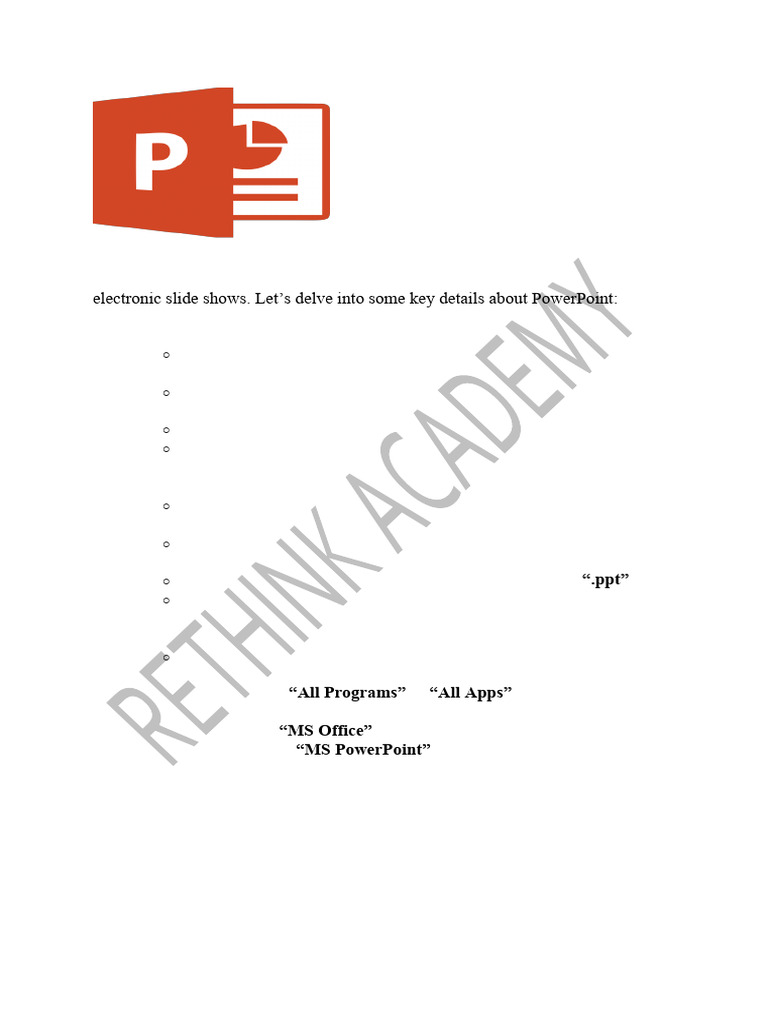 Overview of Microsoft PowerPoint Features | PDF