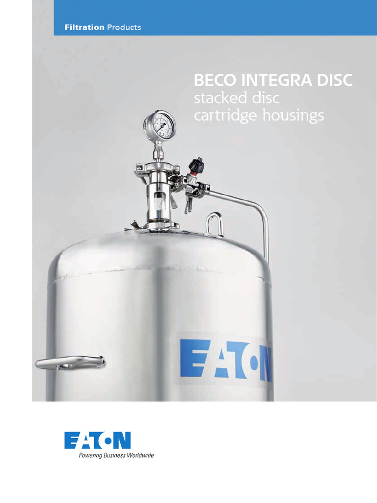 BECO INTEGRA DISC Filtration Systems | PDF | Filtration