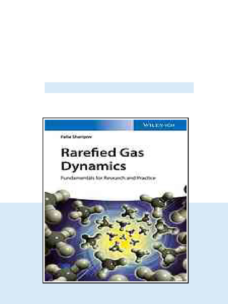 Rarefied Gas Dynamics Fundamentals For Research And Practice Sharipov ...
