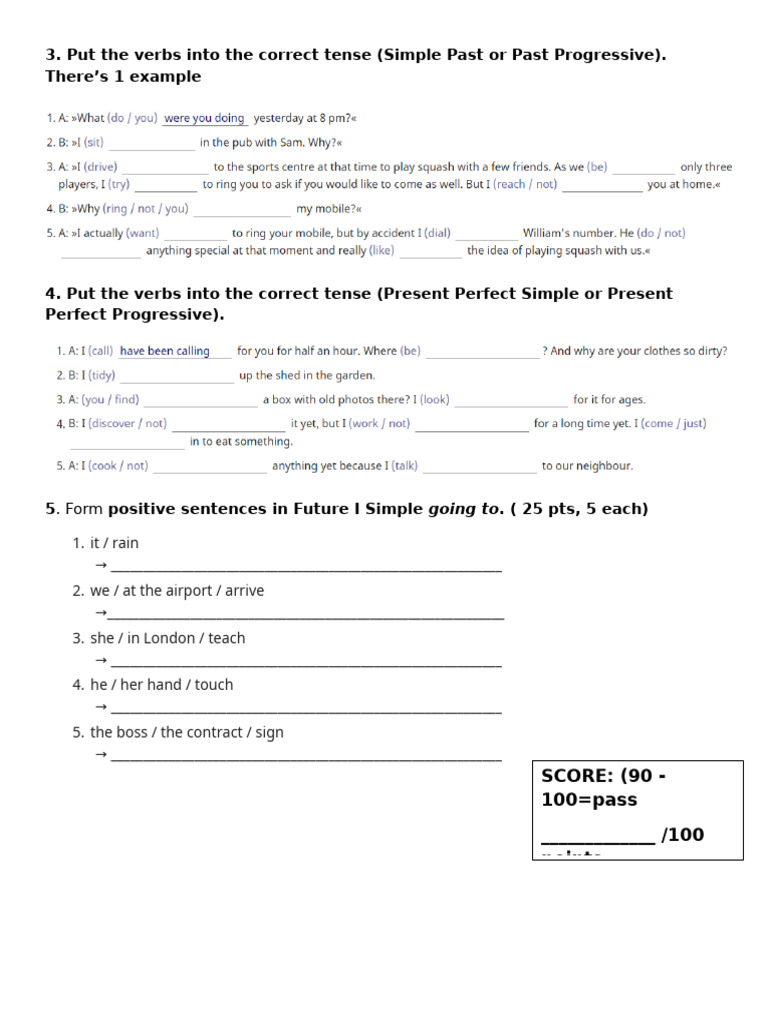 Mid Term Test Page 2 | PDF