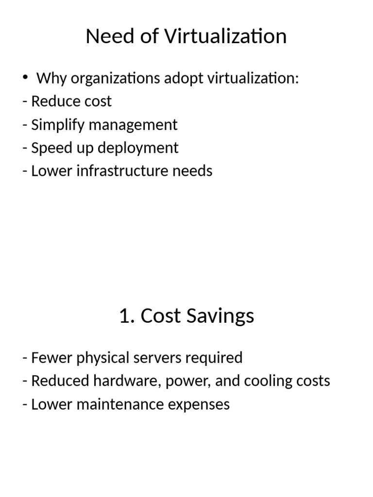 Benefits and Challenges of Virtualization | PDF | Virtualization ...