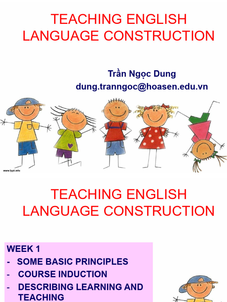 w1 - Course Induction + Some Basic Principles | PDF | English As A ...