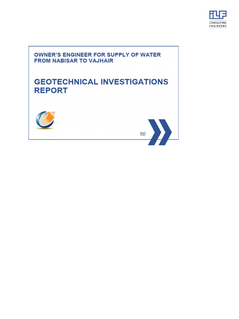 Geotechnical Report: Nabisar to Vajhair | PDF | Earth Sciences | Geology