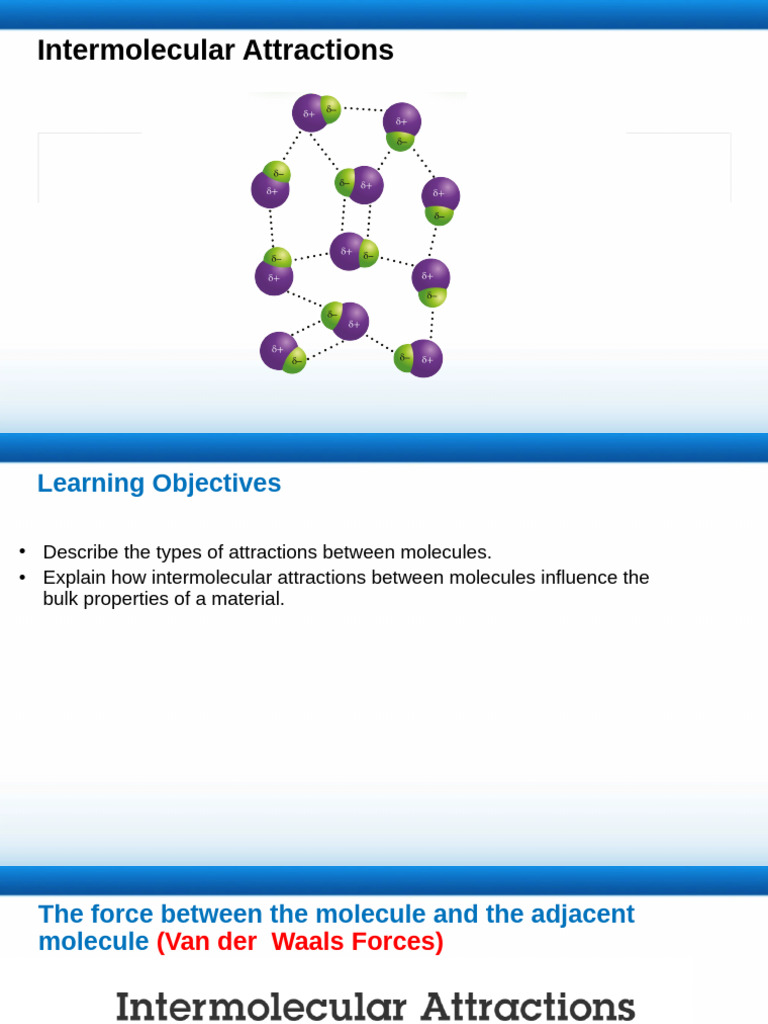 CHEM21 - Intermolecular Attraction 4 | PDF