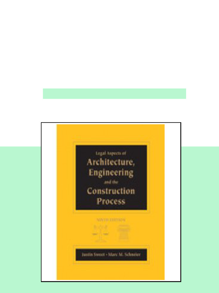 Solution Manual for Legal Aspects of Architecture, Engineering and the ...