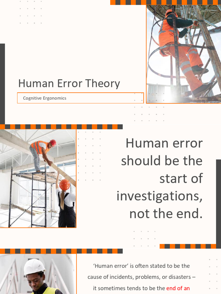 Understanding Human Error Theory | PDF | System | Error
