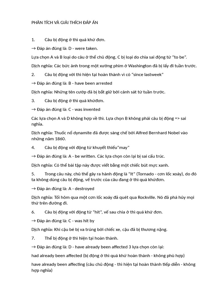 chuyên đề 7 key | PDF