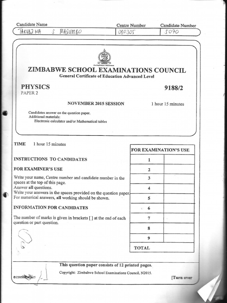 2015 Paper 2 | PDF