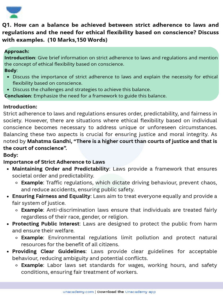 Balancing Law and Ethical Conscience | PDF | Political Corruption ...