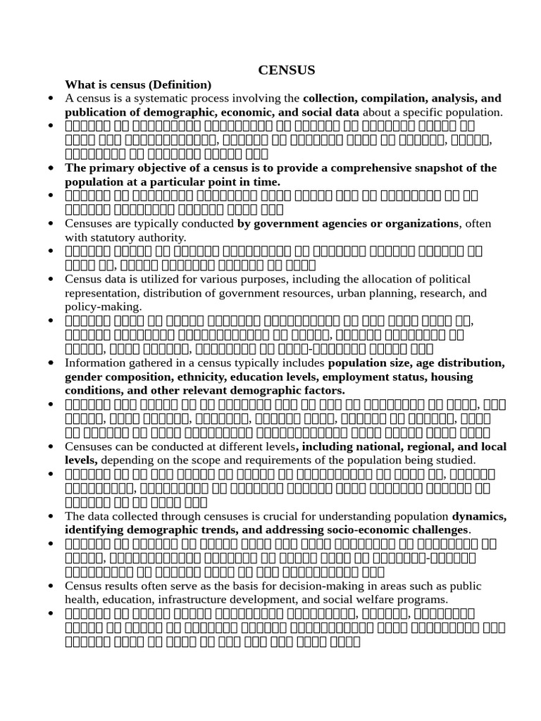 Sources of Population Data With Census | PDF | Census | Optical ...