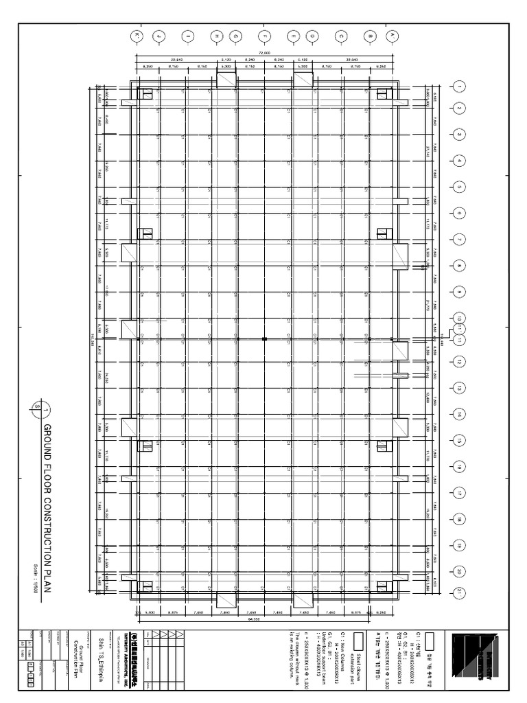 S-101 - Ground Floor Construction Plan | PDF