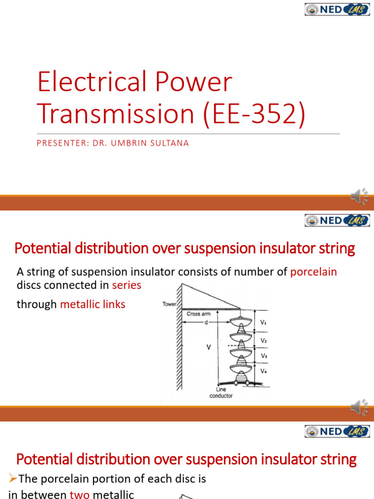 Voltage Distribution in Insulator Strings | PDF | Insulator ...